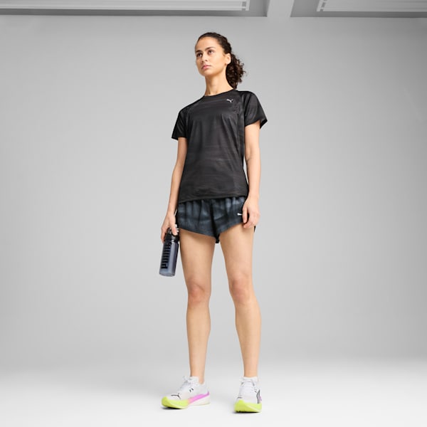 VELOCITY All-Over Print Women's 3" Running Shorts, PUMA Black, extralarge-IND